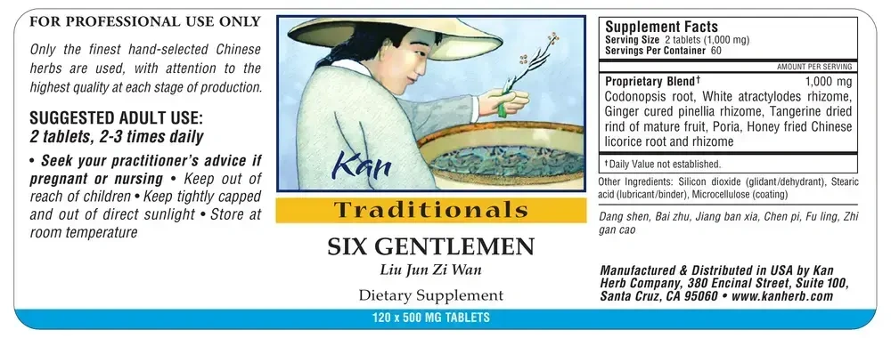 Product image for Six Gentlemen (Liu Jun Zi Wan).