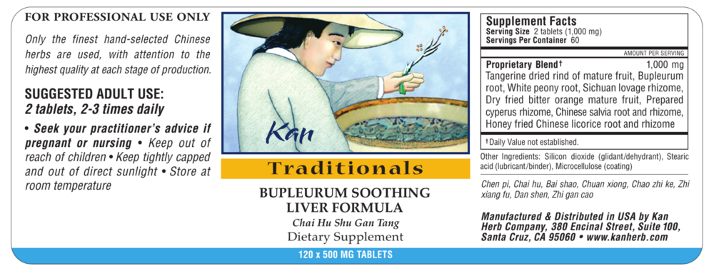 Product image for Bupleurum Soothing Liver Formula.