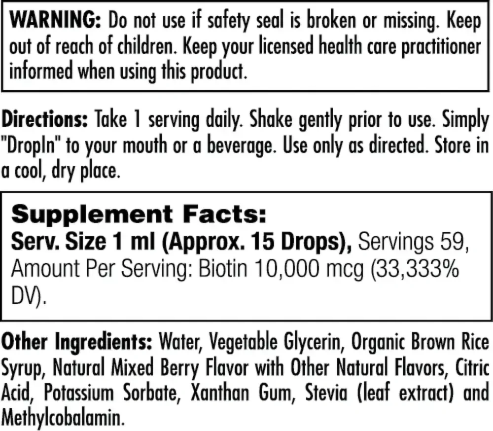 Product image for Ultra Biotin Veg Berry.