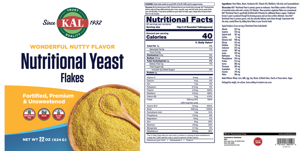 Product image for Nutritional Yeast Flakes Unflavored.