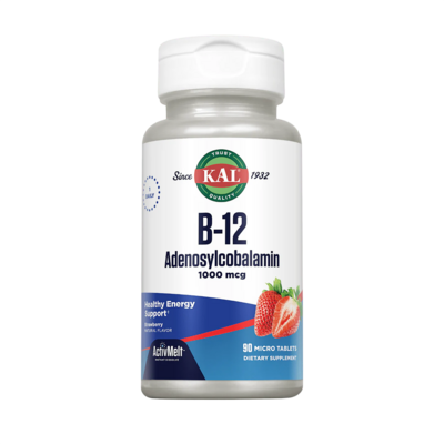 B12 Adenosylcobalamin 1,000 mcg Strawberry 90 tablets B12 Adenosylcobalamin 1,000 mcg Strawberry 90 tablets