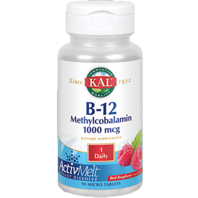 B12 Methylcobalamin 1,000 mcg Raspberry 90 tablets
