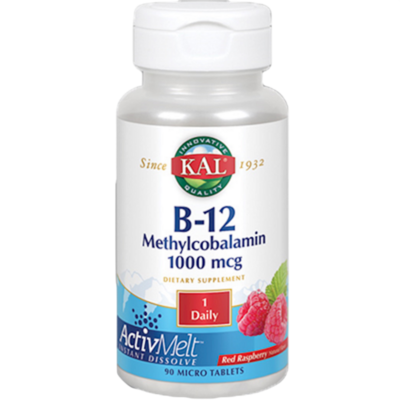 B12 Methylcobalamin 1,000 mcg Raspberry 90 tablets