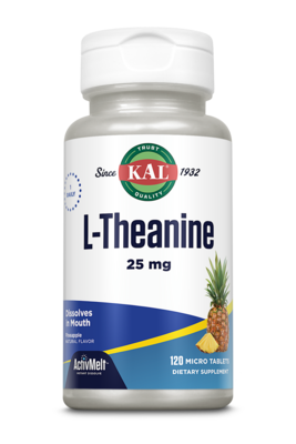 L-Theanine 25 mg Pineapple 120 tablets