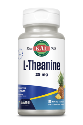 L-Theanine 25 mg Pineapple 120 tablets