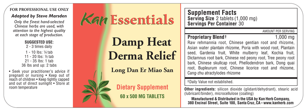 Product image for Damp Heat Derma Relief.
