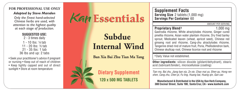 Product image for Subdue Internal Wind.