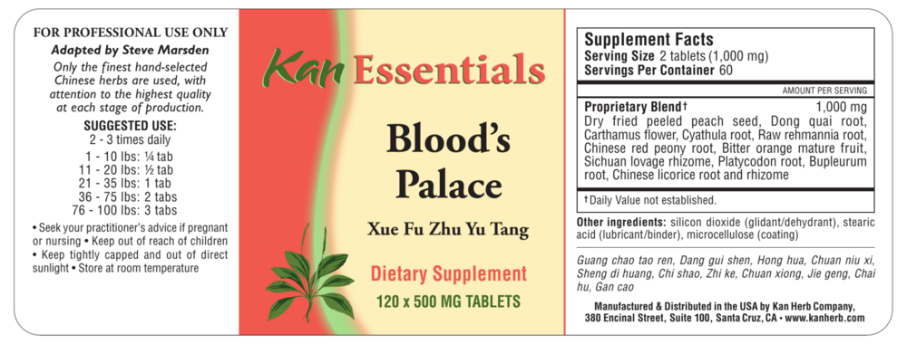 Product image for Blood's Palace.