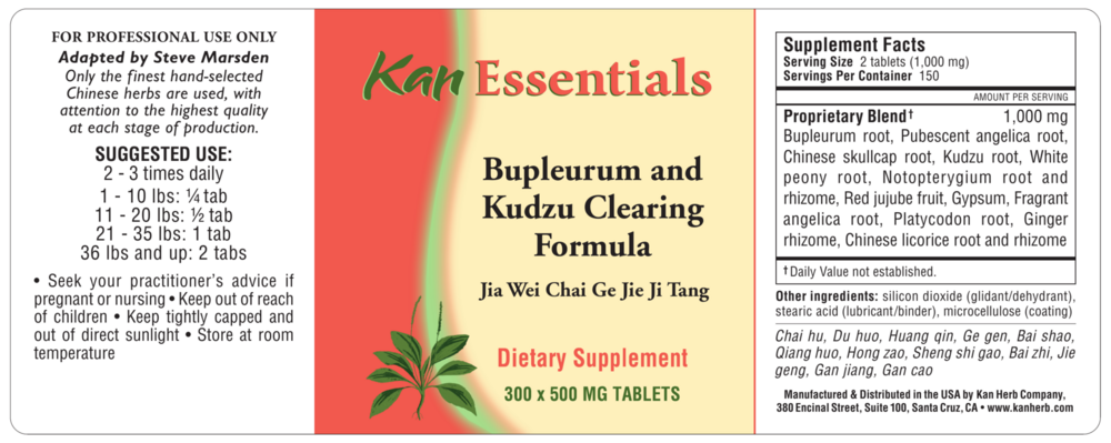 Product image for Bupleurum and Kudzu Clearing Formula.