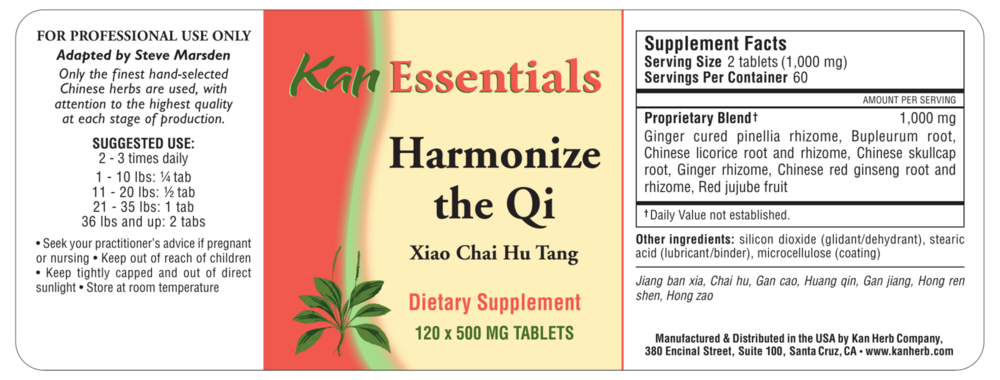 Product image for Harmonize the Qi.