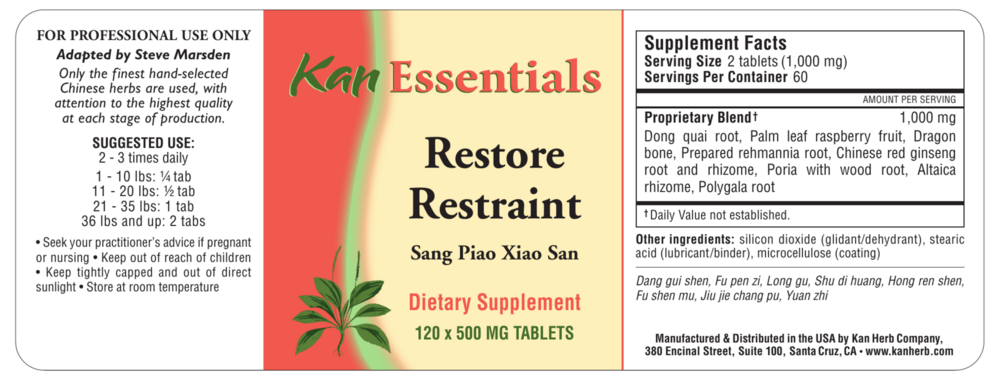 Product image for Restore Restraint.
