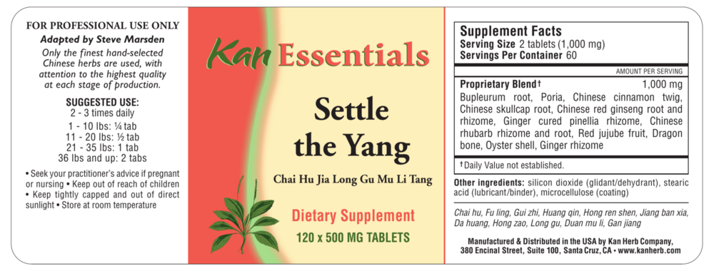 Product image for Settle the Yang.