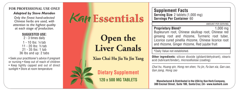 Product image for Open the Liver Canals.
