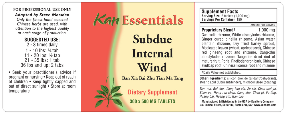 Product image for Subdue Internal Wind.