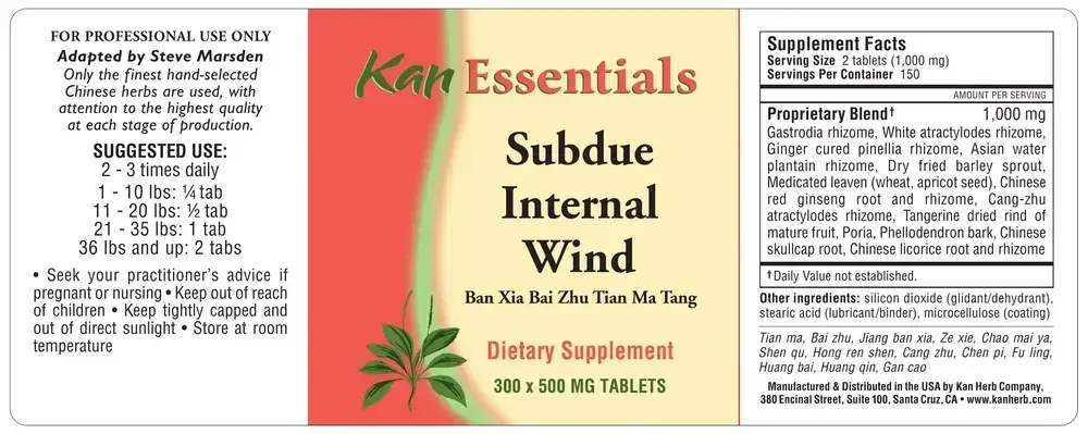 Product image for Subdue Internal Wind.