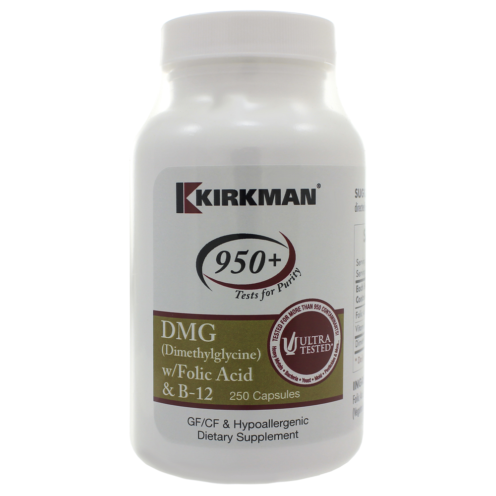 DMG (Dimethylglycine) w/Folic Acid and B-12 product image