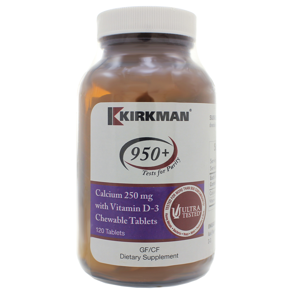 Calcium 250mg w/Vitamin D-3 Chewable product image