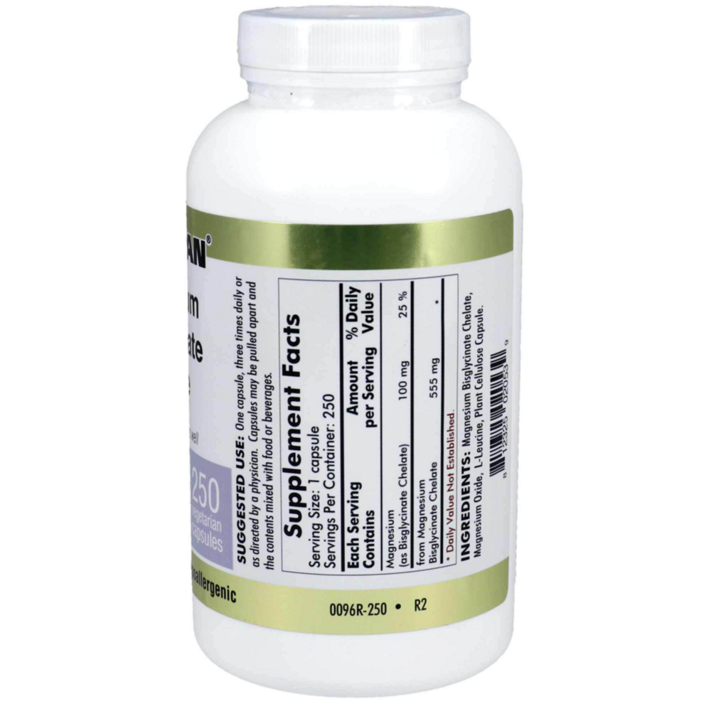 Product image for Magnesium Glycinate - Bio-Max Series - Hypoallergenic.