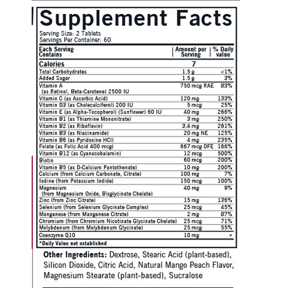 Product image for Children's Chewable Multi-Vitamin Mineral Wafers Chews.