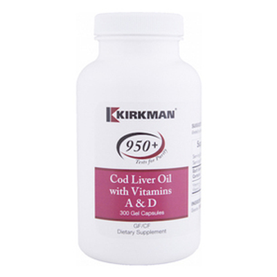 Cod Liver Oil with Vitamins A & D 300 capsules