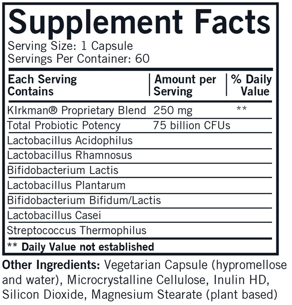 Product image for Super Pro-Bio™ 75 Billion Capsules - Bio-Max Series - Hypoallergenic.