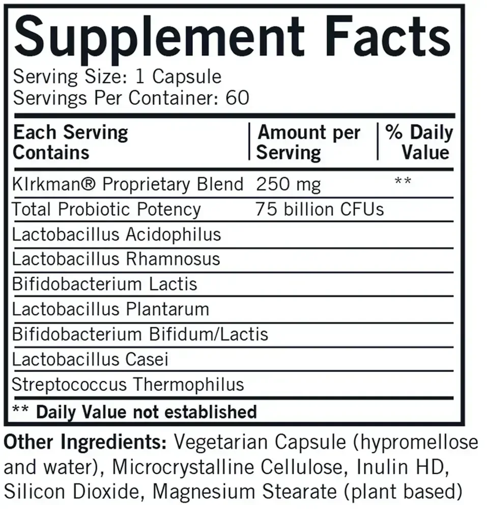 Product image for Super Pro-Bio™ 75 Billion Capsules - Bio-Max Series - Hypoallergenic.