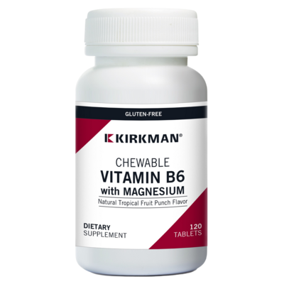 B-6/Magnesium Vitamin/Mineral Chewable Wafer 120 Chewables