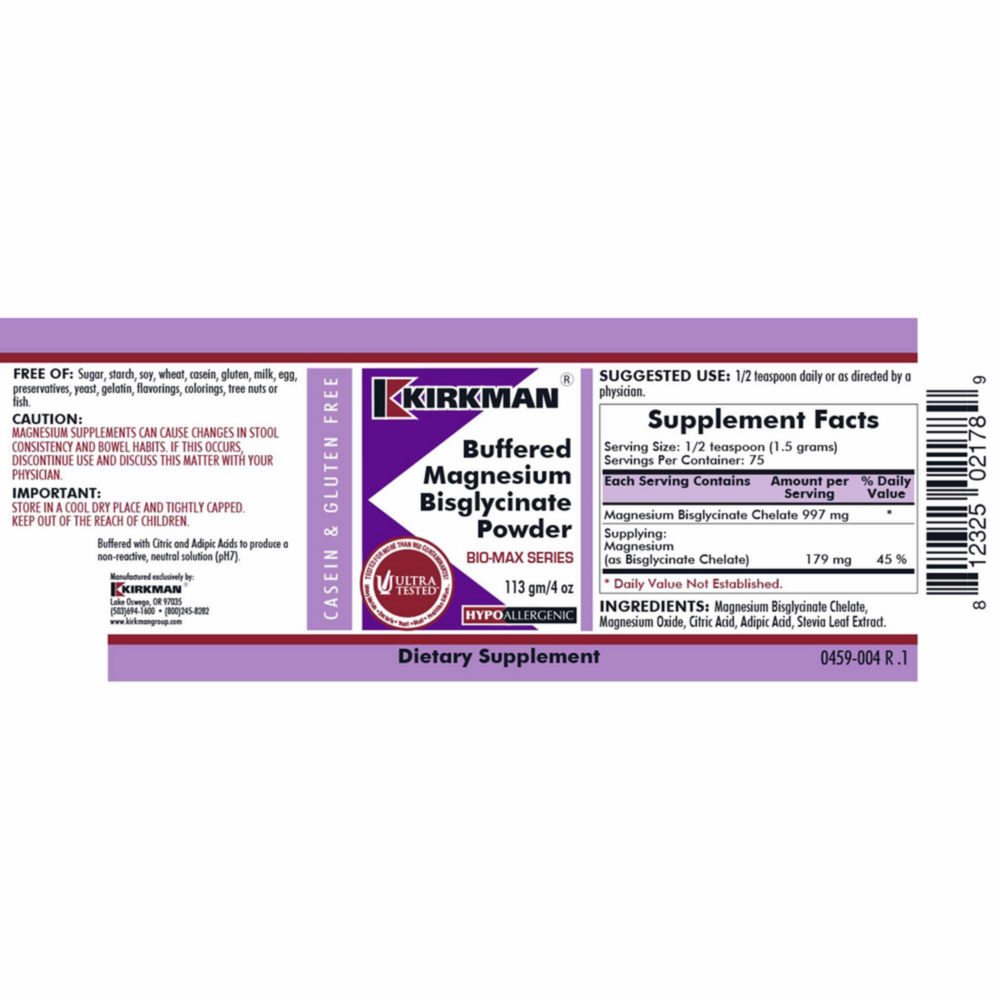 Product image for Buffered Magnesium Glycinate® Powder - Bio-Max Series.