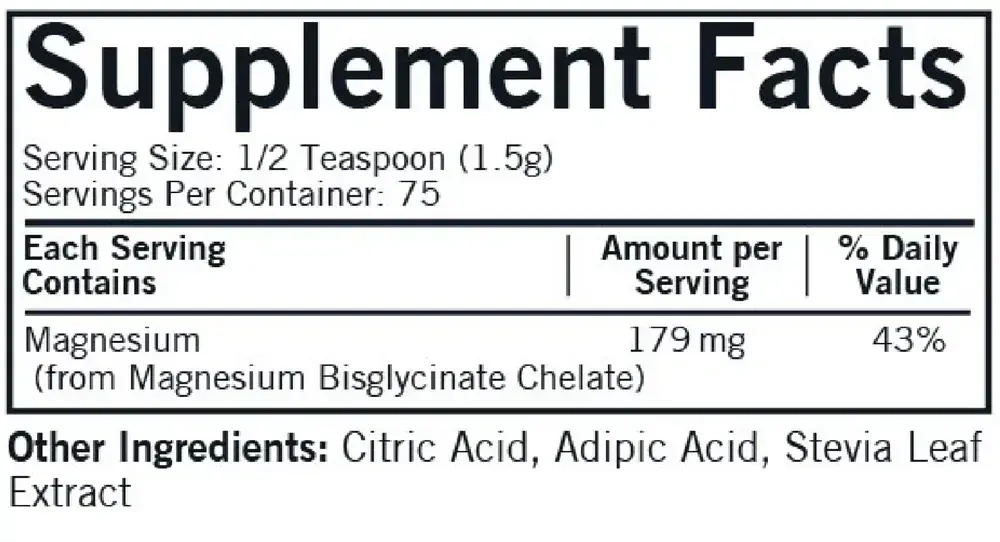 Product image for Buffered Magnesium Glycinate® Powder - Bio-Max Series.