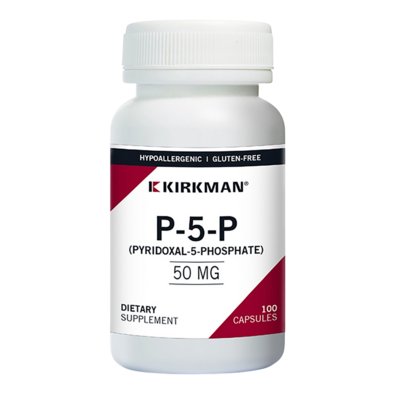 P-5-P (Pyridoxal 5-Phosphate) 50 mg Capsules - Hypoallergenic DISCO