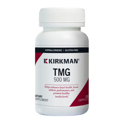 TMG (Trimethylglycine) 500 mg Capsules - Hypoallergenic 120 capsules