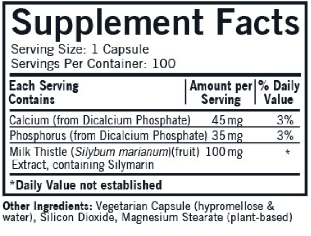 Product image for Milk Thistle.