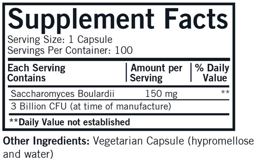 Product image for Saccharomyces Boulardii.