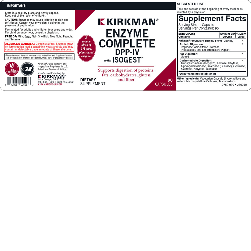 Product image for EnZym-Complete&#x2F;DPP-IV with Isogest.