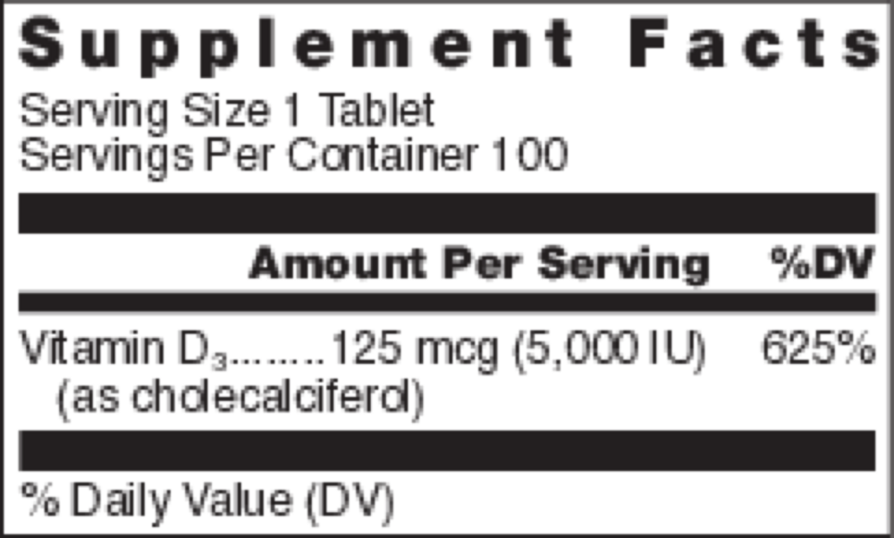Product image for Klean-D 5,000 IU.