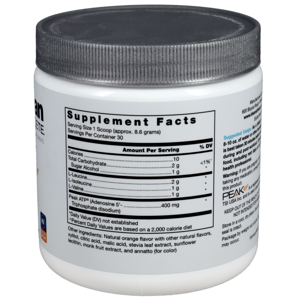 Product image for Klean BCAA + PEAK ATP.