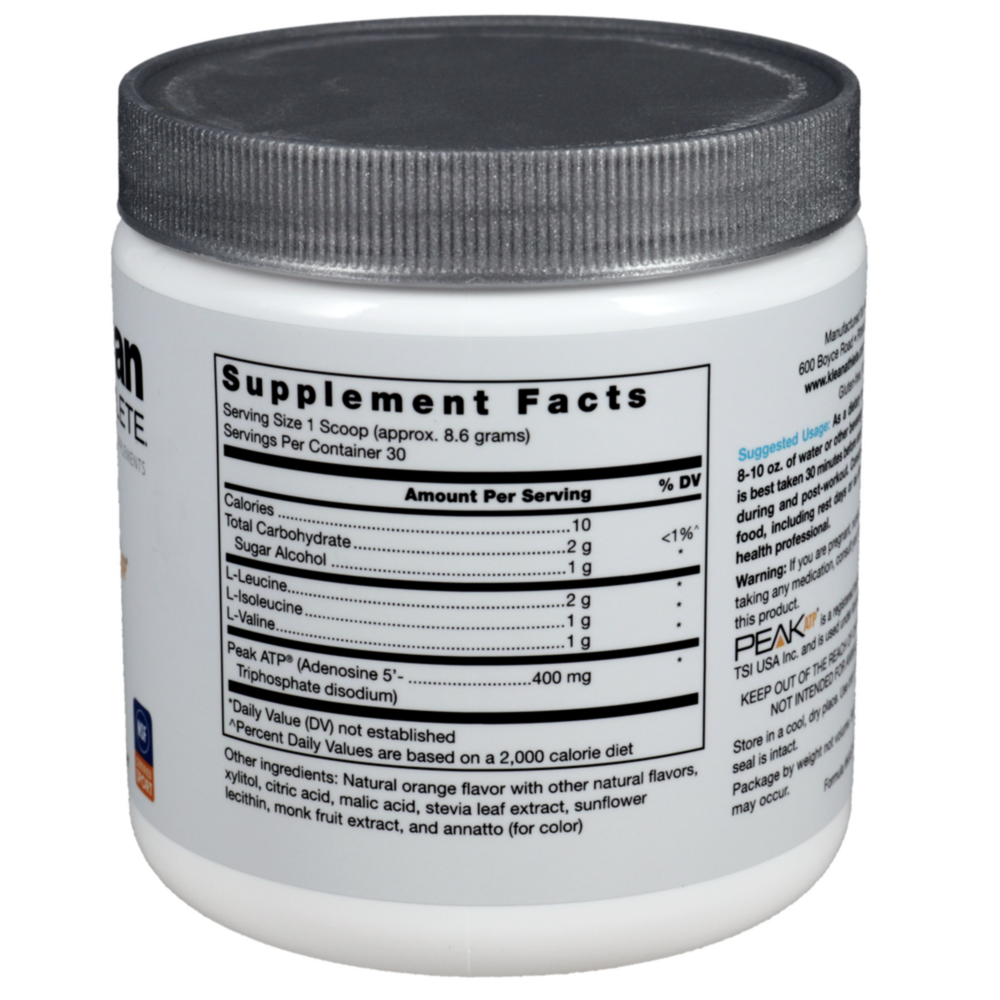 Product image for Klean BCAA + PEAK ATP.