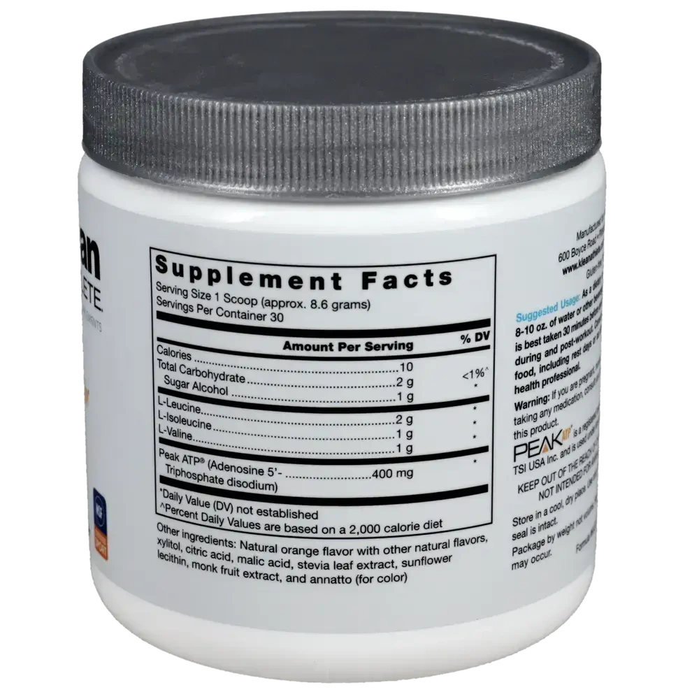 Product image for Klean BCAA + PEAK ATP.