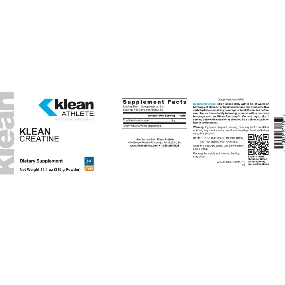 Product image for Klean Creatine.