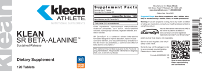 Klean SR Beta-Alanine 120 tablets