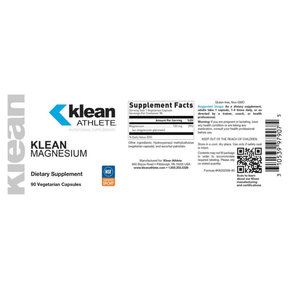 Product image for KLEAN MAGNESIUM.