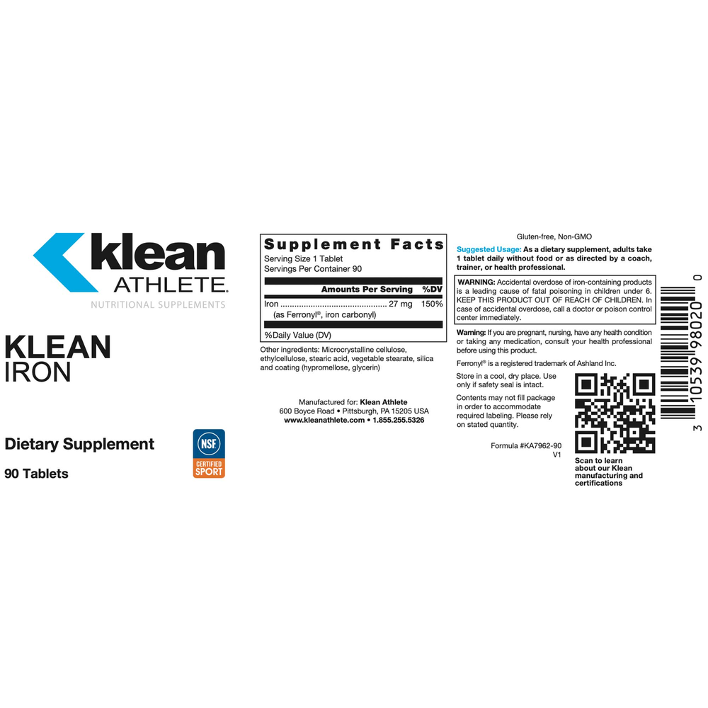 Product image for Klean Iron.