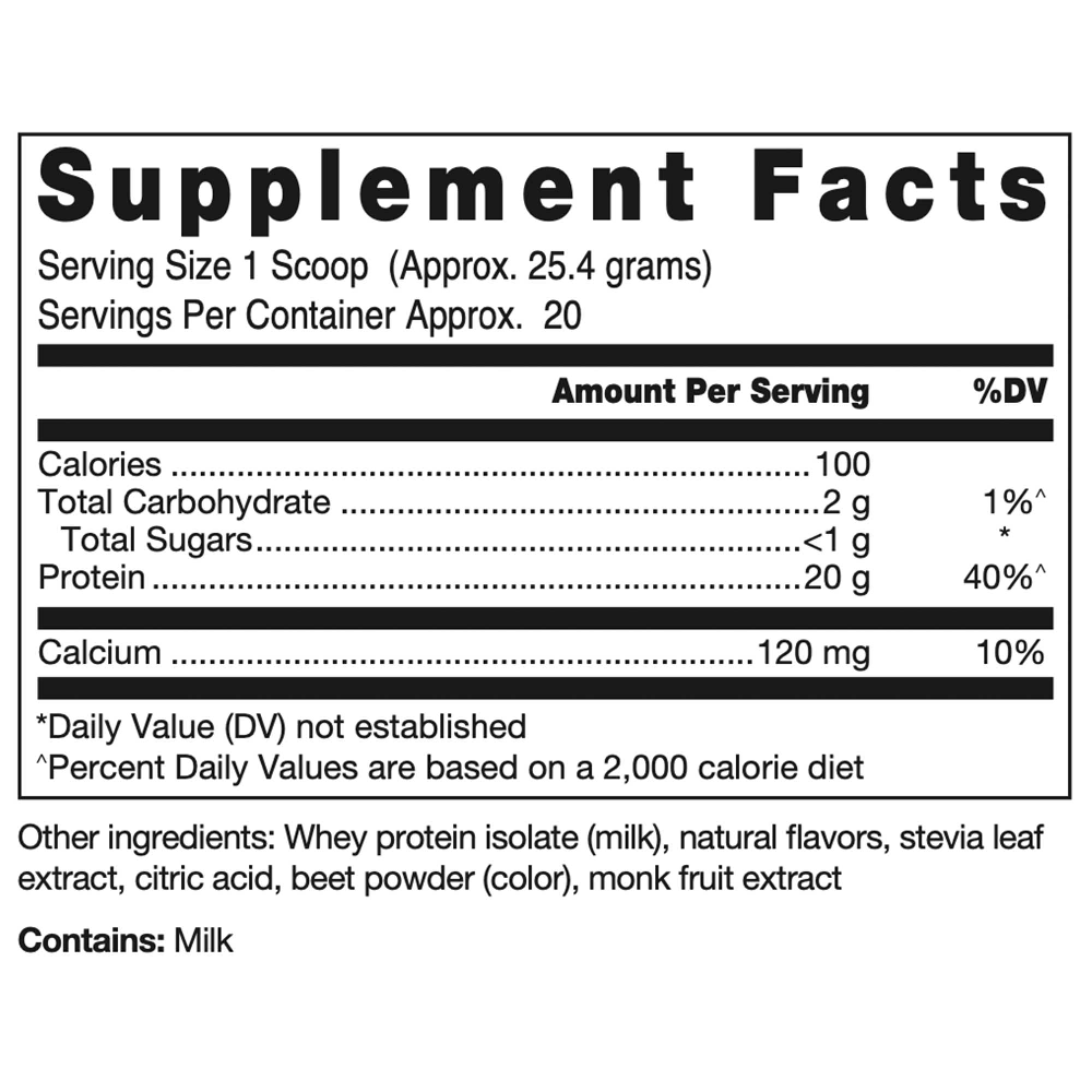 Product image for Klean Isolate Natural Strawberry Flavor.