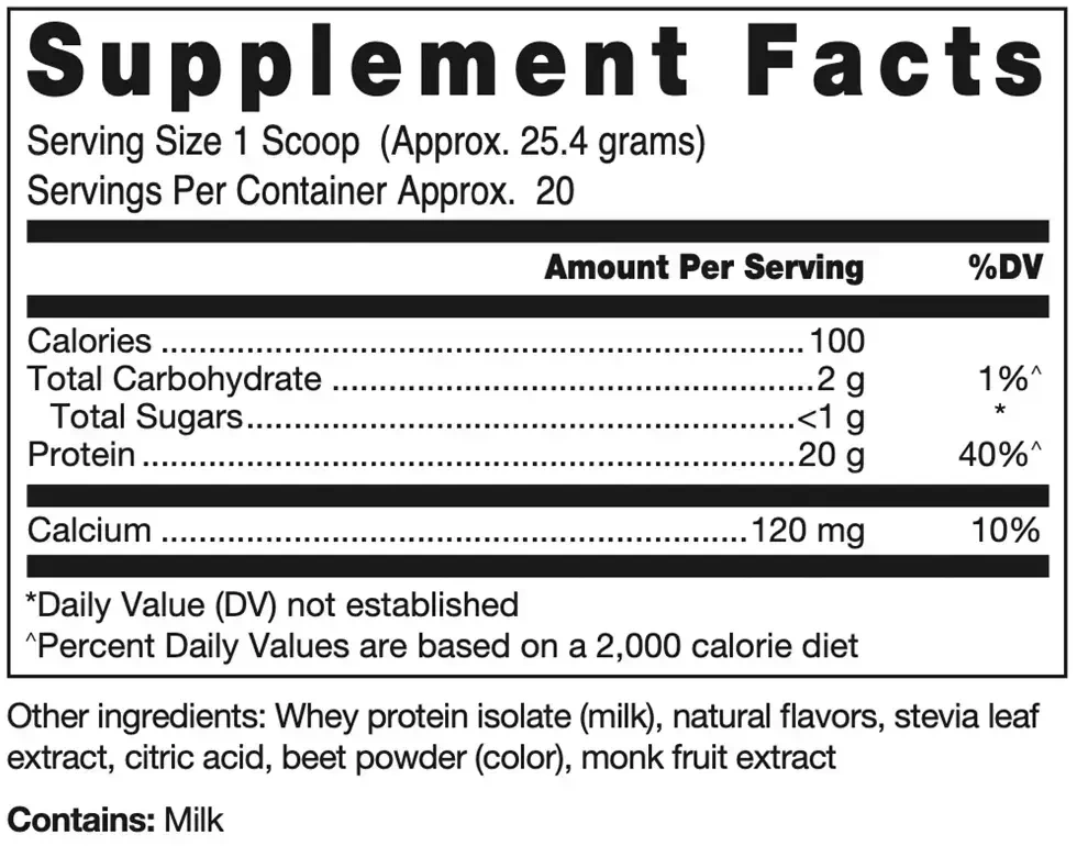 Product image for Klean Isolate Natural Strawberry Flavor.