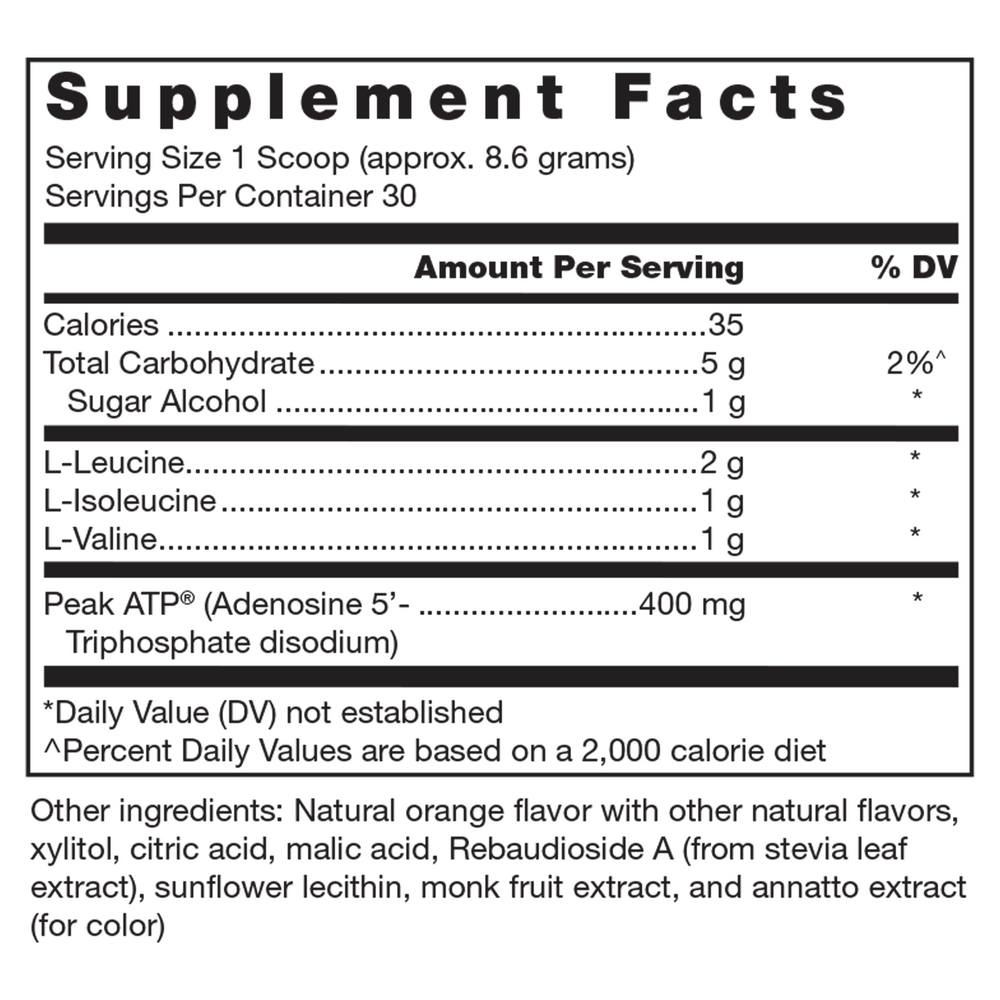 Product image for Klean BCAA + PEAK ATP (California Only).