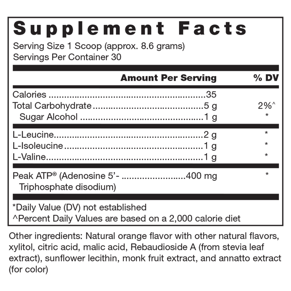 Product image for Klean BCAA + PEAK ATP (California Only).