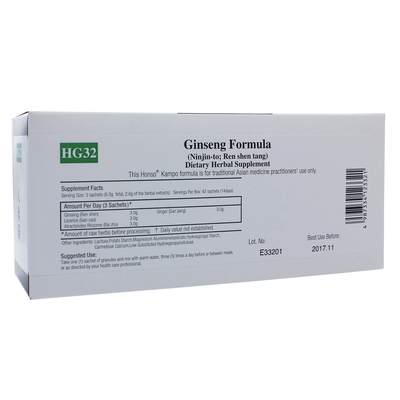 Ginseng Formula (HG32) 1 Box