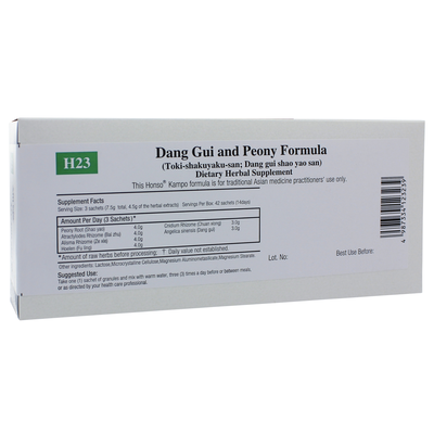 Dang Gui and Peony Formula(H23) (1 Box)