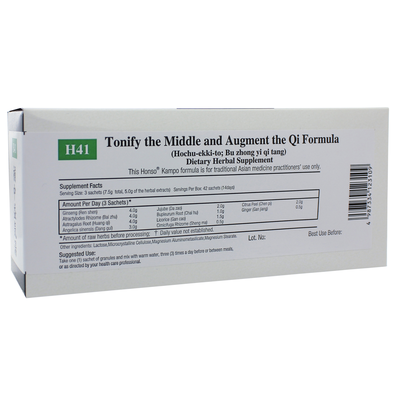Tonify the Middle and Augment the Qi Formula (H41) 1 Box