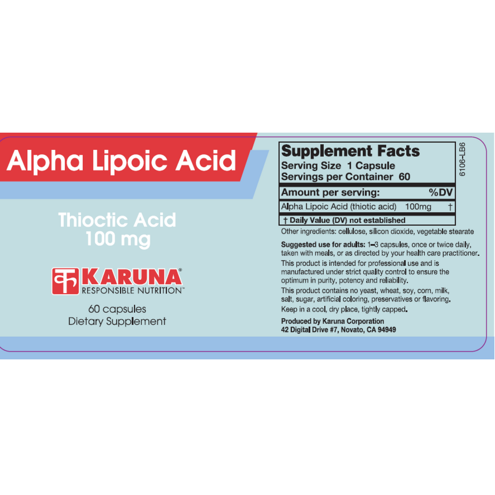 Product image for Alpha Lipoic Acid.